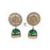 Meenakari Kundan Jhumka Earrings