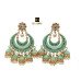 Meenakari Jhumki Earrings