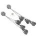Silver-Plated Contemporary Drop Earrings