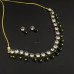 Pearls Kundan Choker Necklace with Earrings